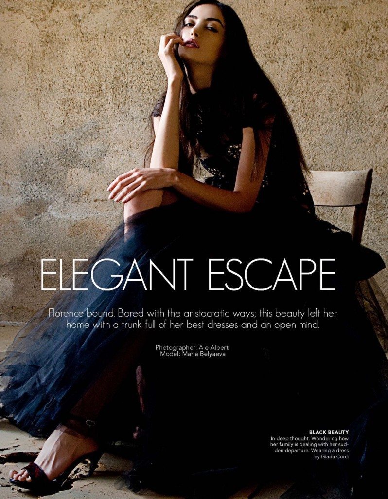 ELEGANT ESCAPE – Fall 2015 Print Editorial