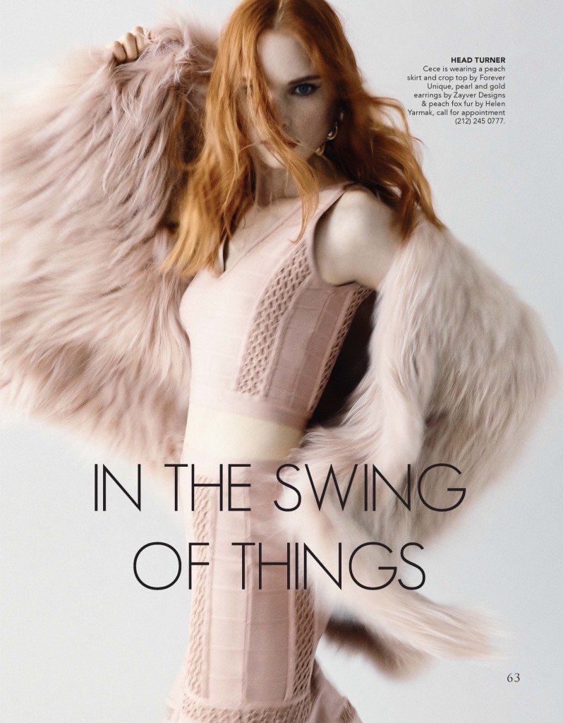 IN THE SWING OF THINGS – FALL 2015 PRINT EDITORIAL