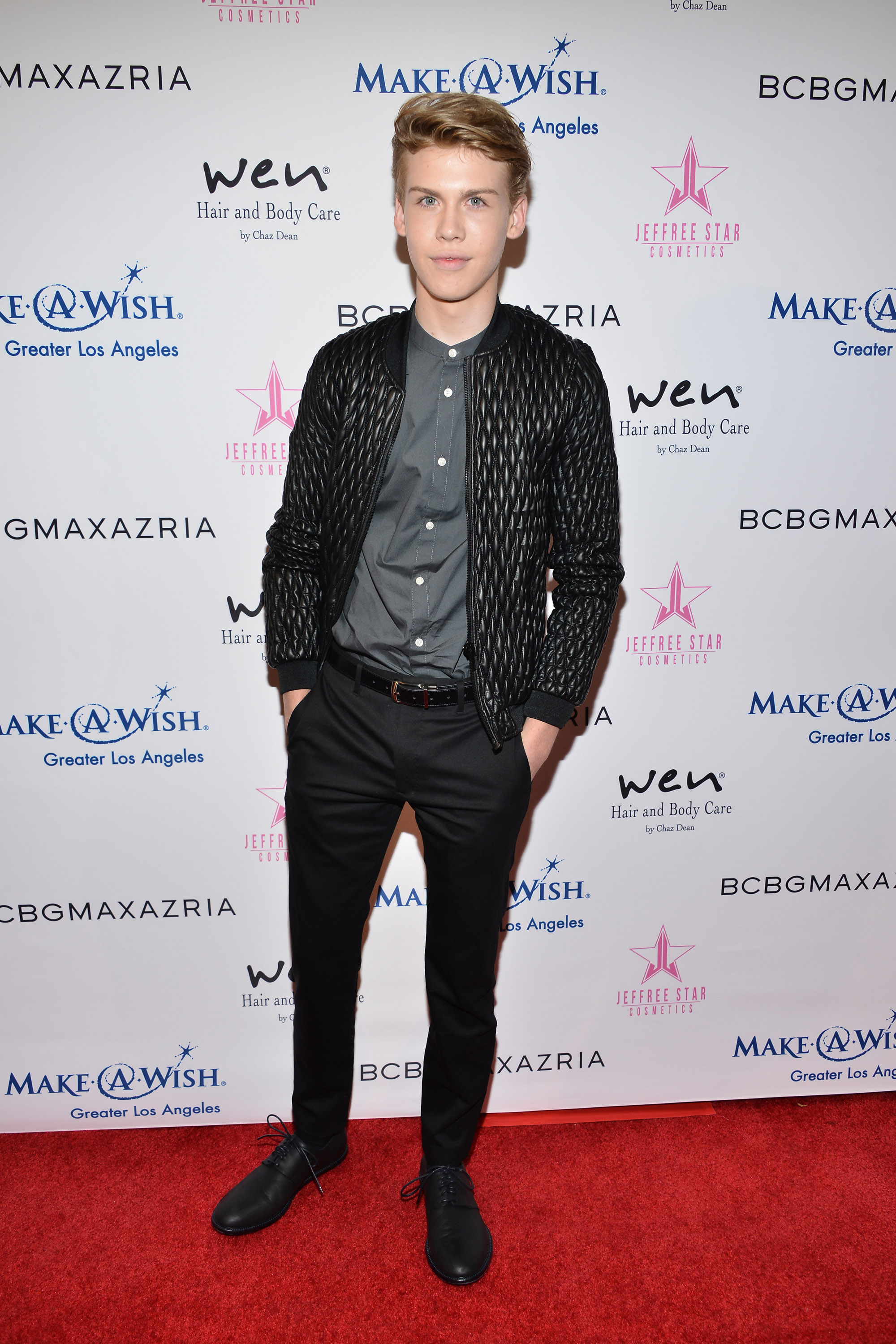 LOS ANGELES, CA - AUGUST 24: Aidan Alexander attends the Inaugural Fashion Show Benefiting Make-A-Wish with BCBGMAXAZRIA and Celebrity Host Brad Goreski at The Taglyan Complex on August 24, 2016 in Los Angeles, California. (Photo by Araya Diaz/WireImage)