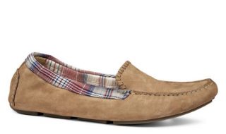 Jack Rogers Barrett Suede Loafer in Sand.