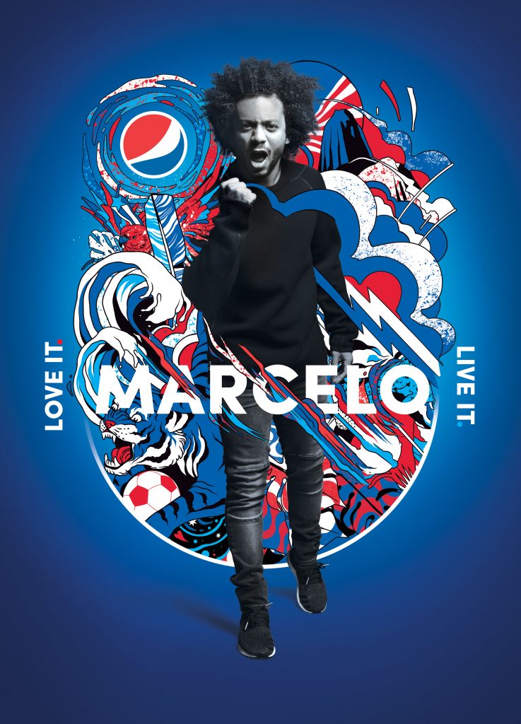 Pepsi Football 2018_Key Visual_Marcelo_Portrait_No Branding