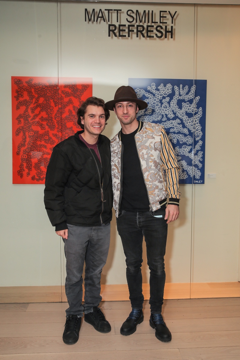 Emile Hirsch hosts ‘Refresh’ exhibit for artist Matt Smiley at Mondrian Los Angeles, USA